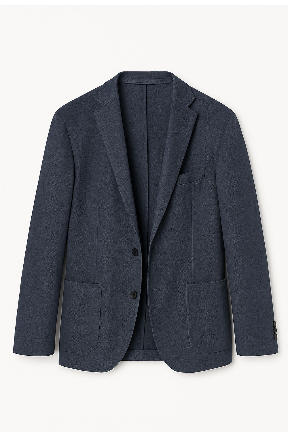Men's Boglioli Midnight Blue Textured Vintage Wash K Jacket