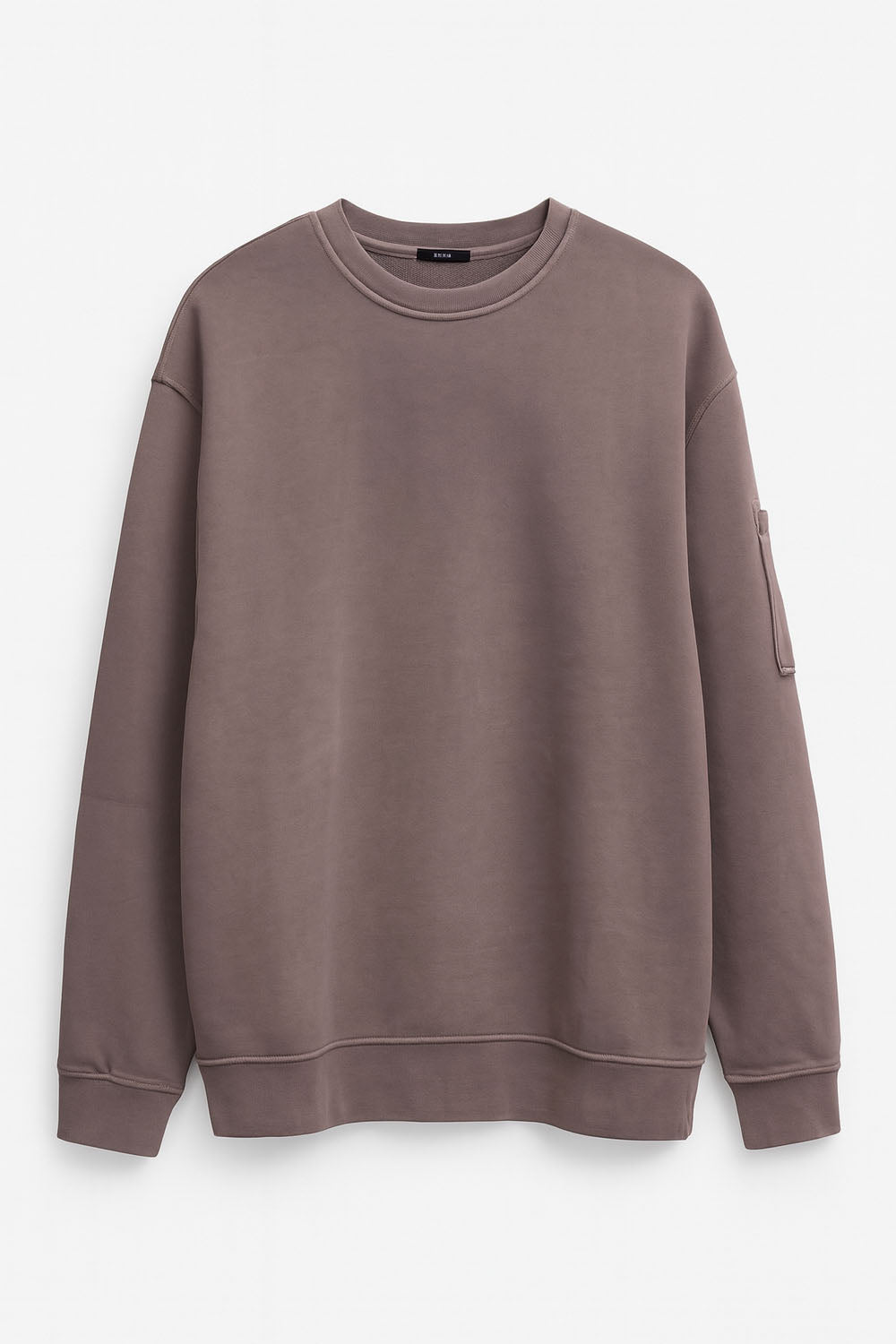 Men's C.P. Company Brushed Cotton Mauve Long Sleeve Sweatshirt