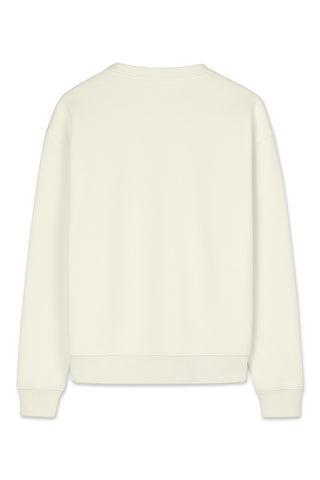 Men's Acne Studio Cream Franklin Stamp Oversized Logo Print Sweatshirt