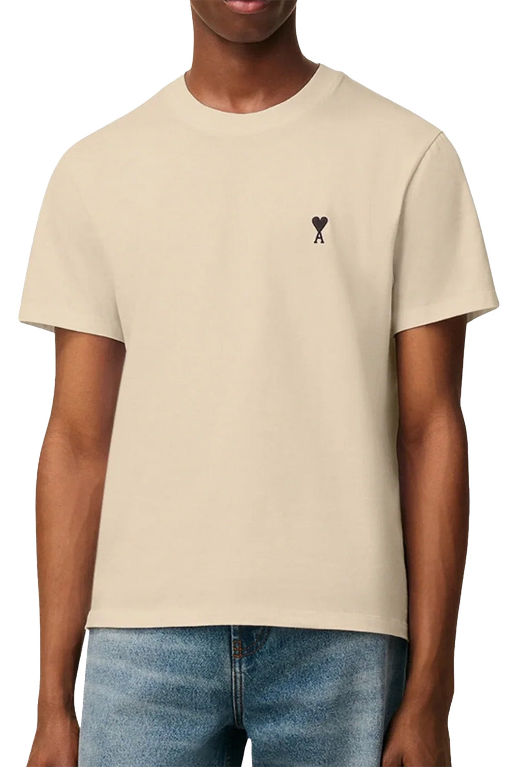 Men's Cafe Creme Ami Paris 'Ami De Coeur' Cotton T-Shirt