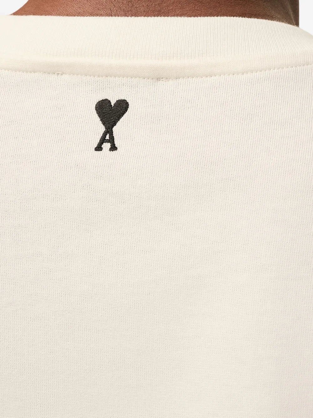 Men's AMI Paris Cream Heritage T-Shirt