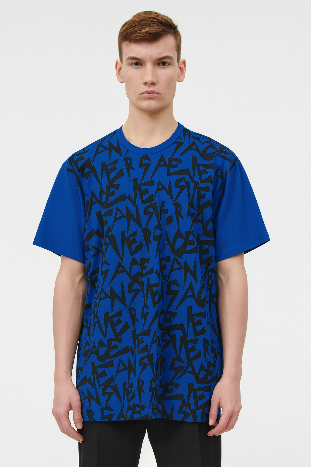 Men's Blue Versace Jeans Graffiti T-Shirt