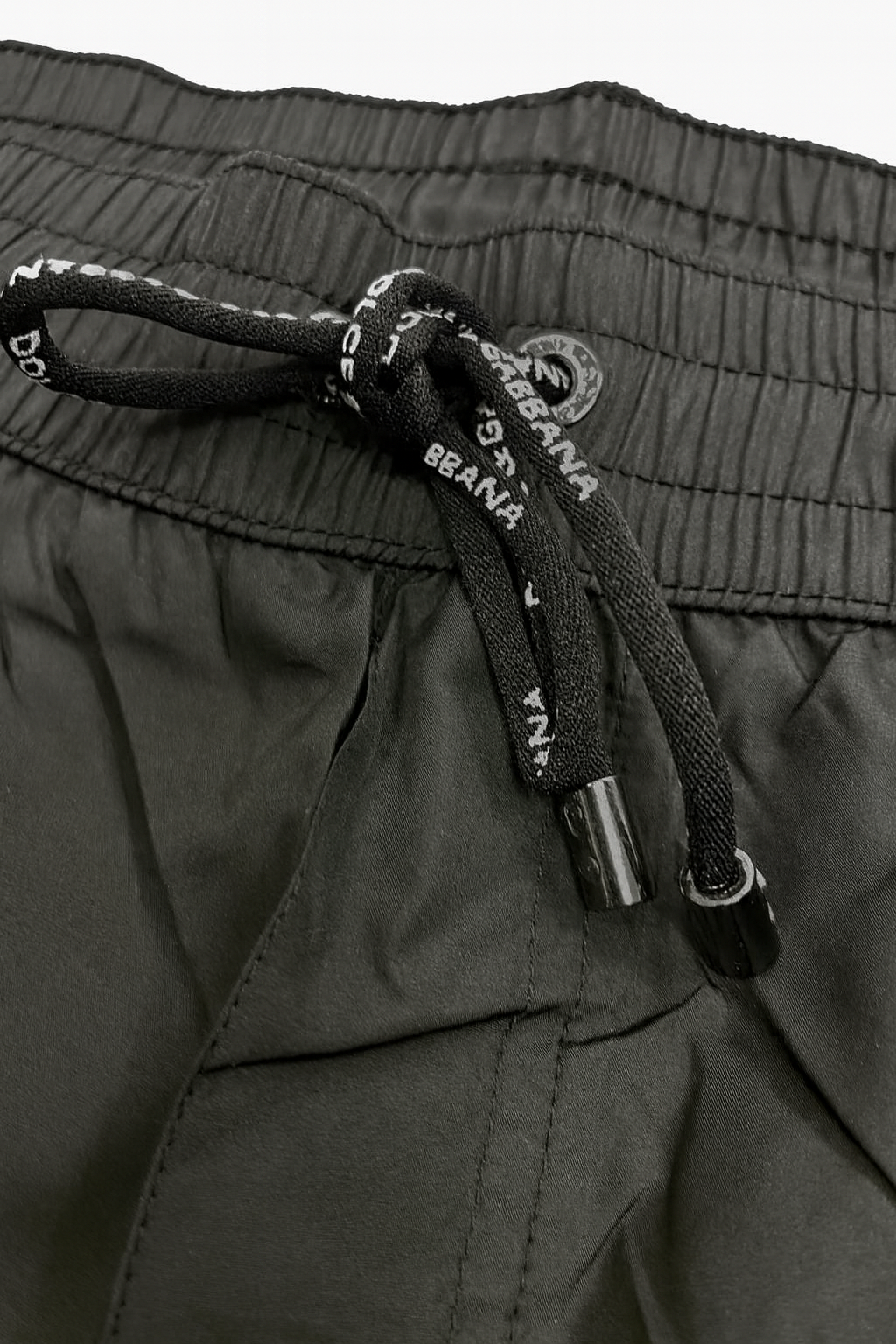 Men's Black Dolce & Gabbana Short Jacquard Swim Trunks