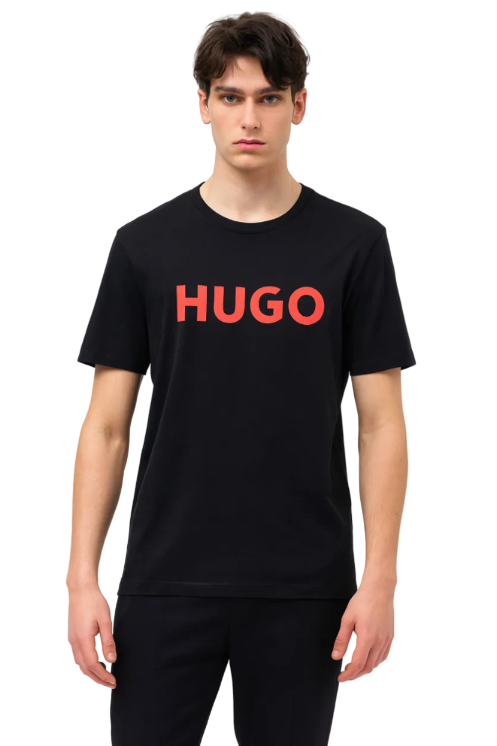 Men's Black Hugo Boss Logo T-Shirt