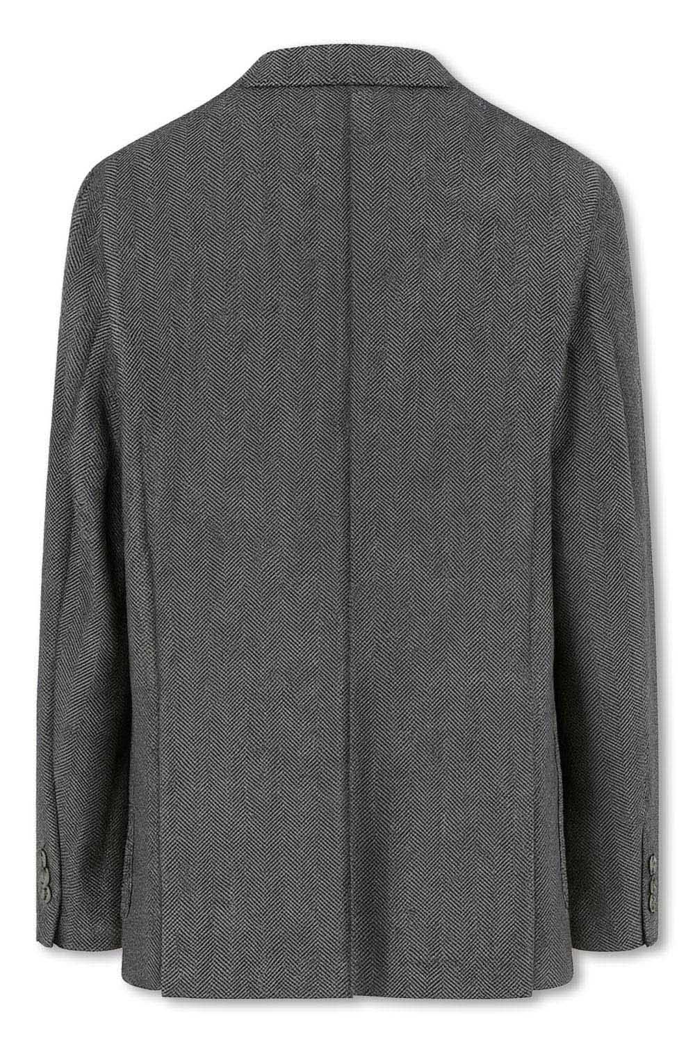 Men's Boglioli Charcoal Wool Blend Jacket