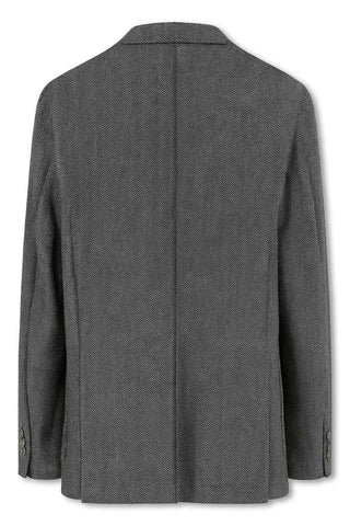 Men's Boglioli Charcoal Wool Blend Jacket