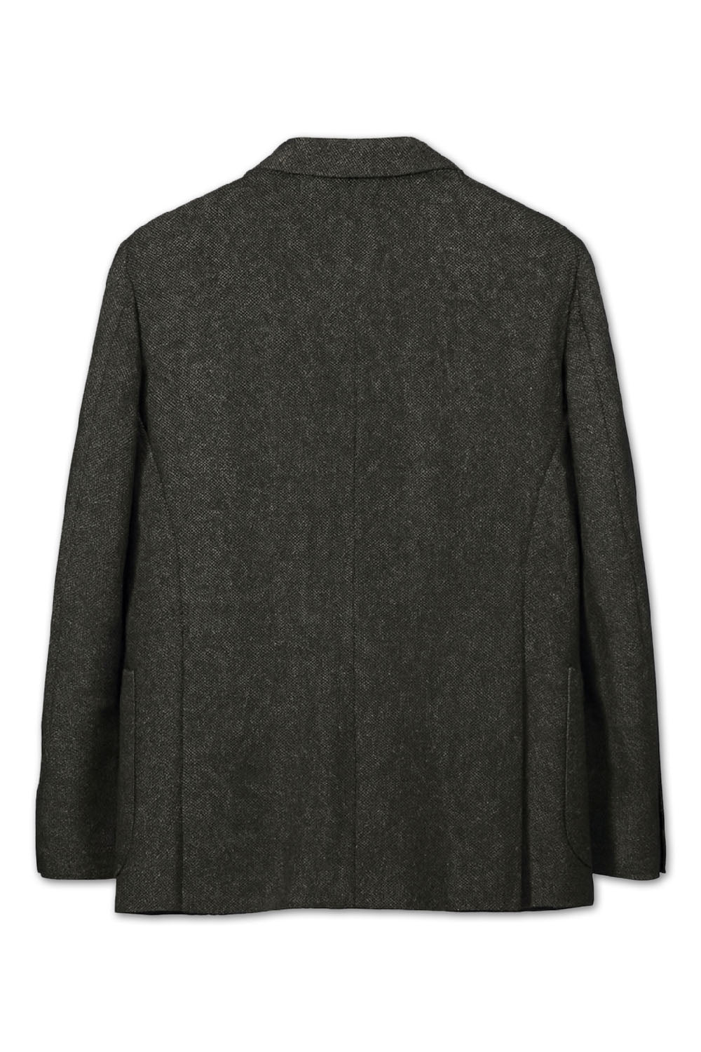 Men's Boglioli Charcoal Dark Green Wool Blend K Jacket