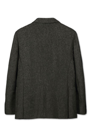 Men's Boglioli Charcoal Dark Green Wool Blend K Jacket