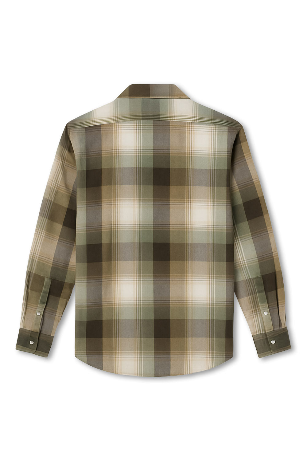Men's Boglioli Checked Brushed Cotton Long Sleeve shirt