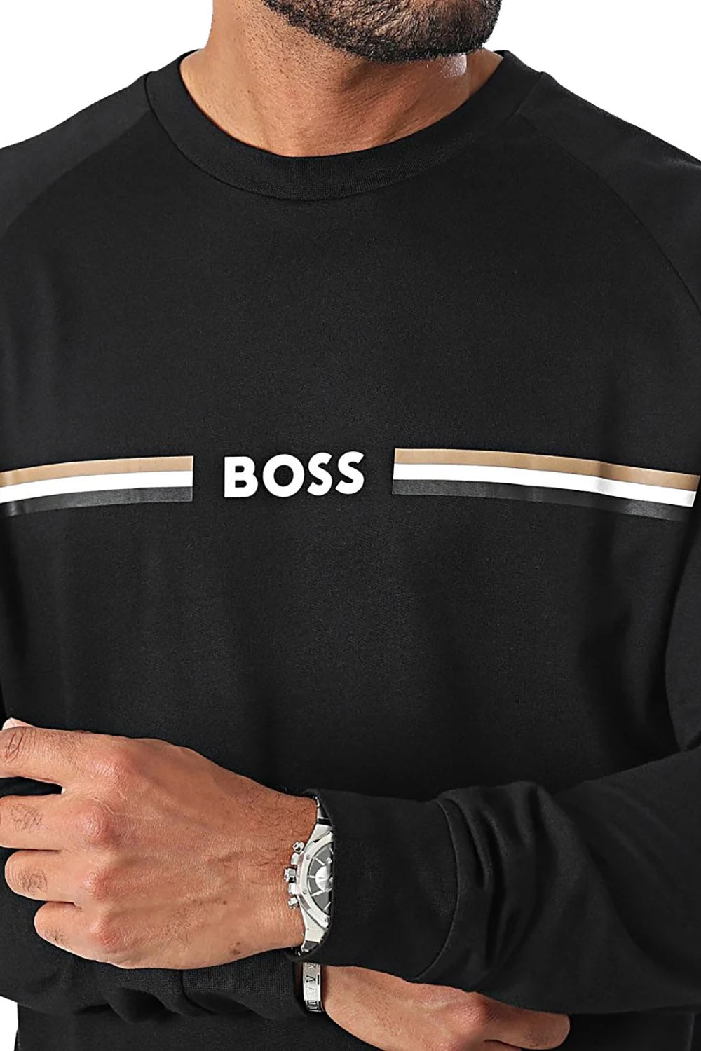 Men's Black Hugo Boss Signature Sweatshirt