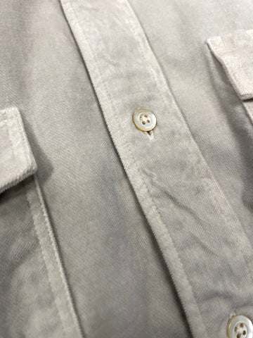 Men's Boglioli Light Beige Brushed Cotton Shirt