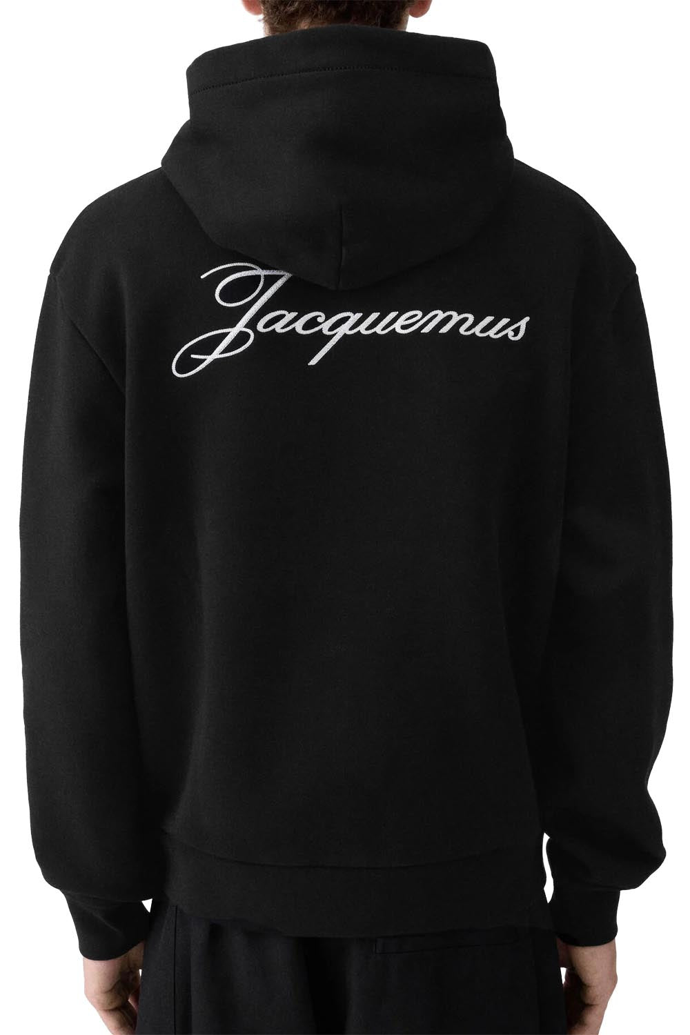 Men's Black Jacquemus Le Hoodie Logo Sweatshirt