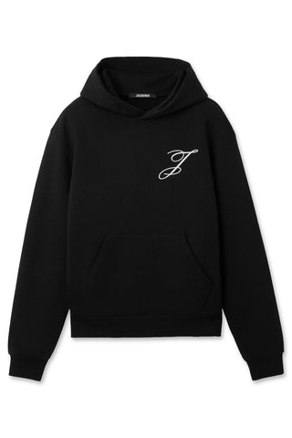 Men's Black Jacquemus Le Hoodie Logo Sweatshirt