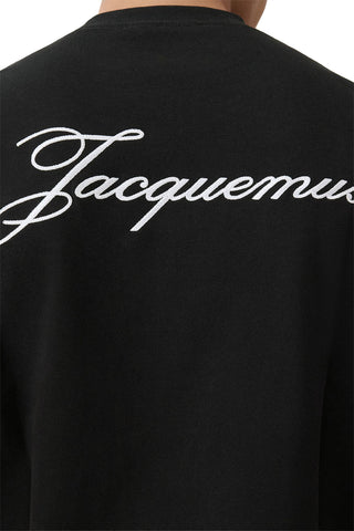Men's Black Jacquemus Box Fit Logo T-Shirt