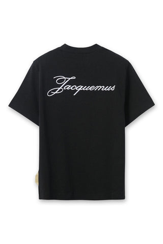Men's Black Jacquemus Box Fit Logo T-Shirt