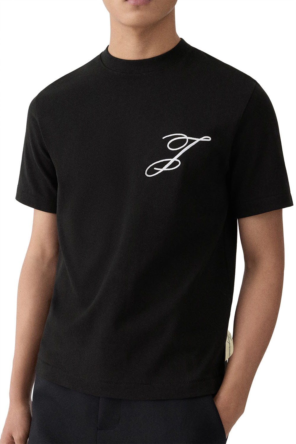 Men's Black Jacquemus Box Fit Logo T-Shirt