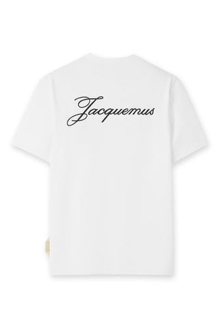 Men's White Jacquemus Box Fit Logo T-Shirt