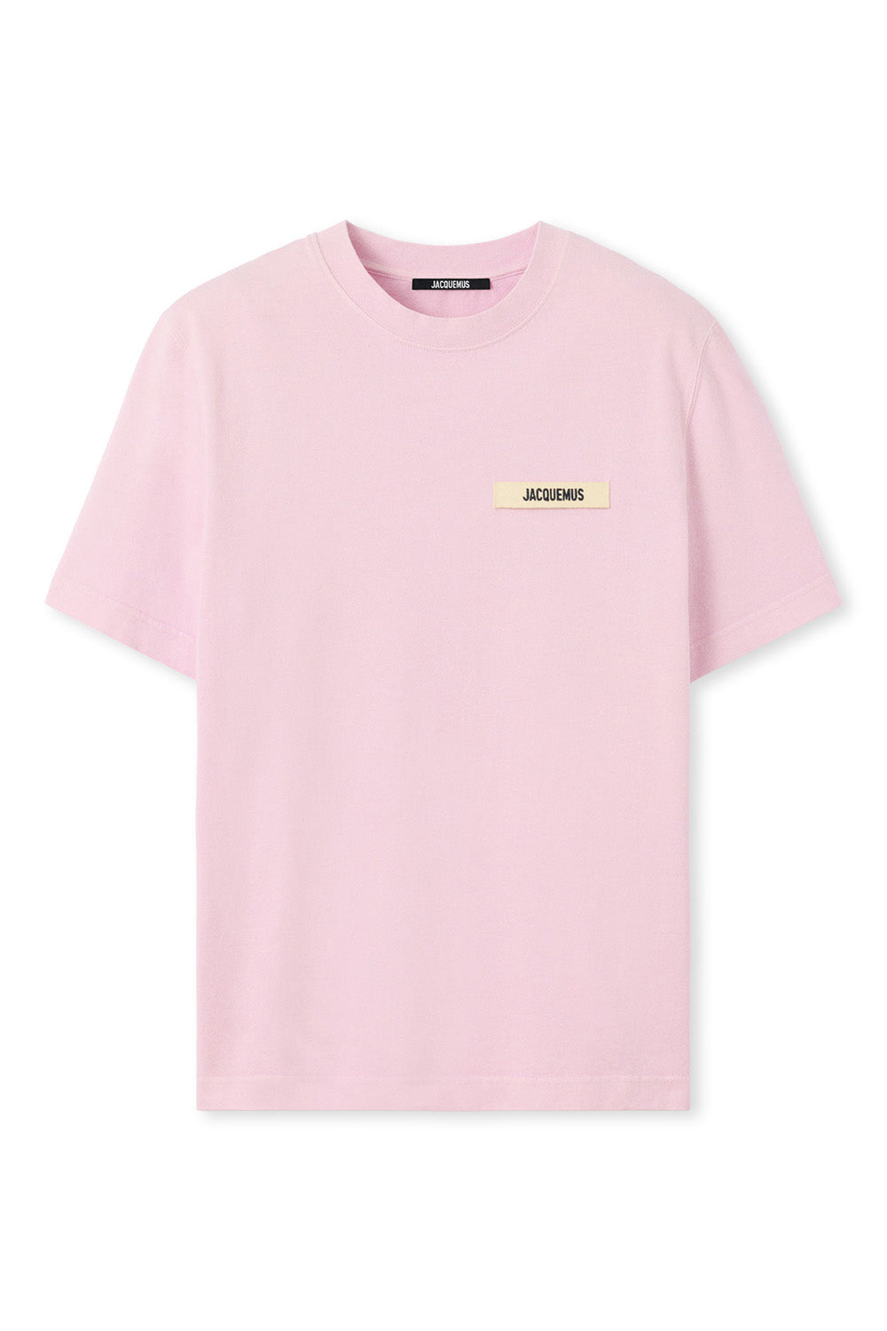 Men's Pink Jacquemus Le T-Shirt Gros Grain T-Shirt