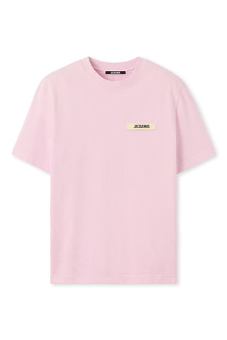 Men's Pink Jacquemus Le T-Shirt Gros Grain T-Shirt