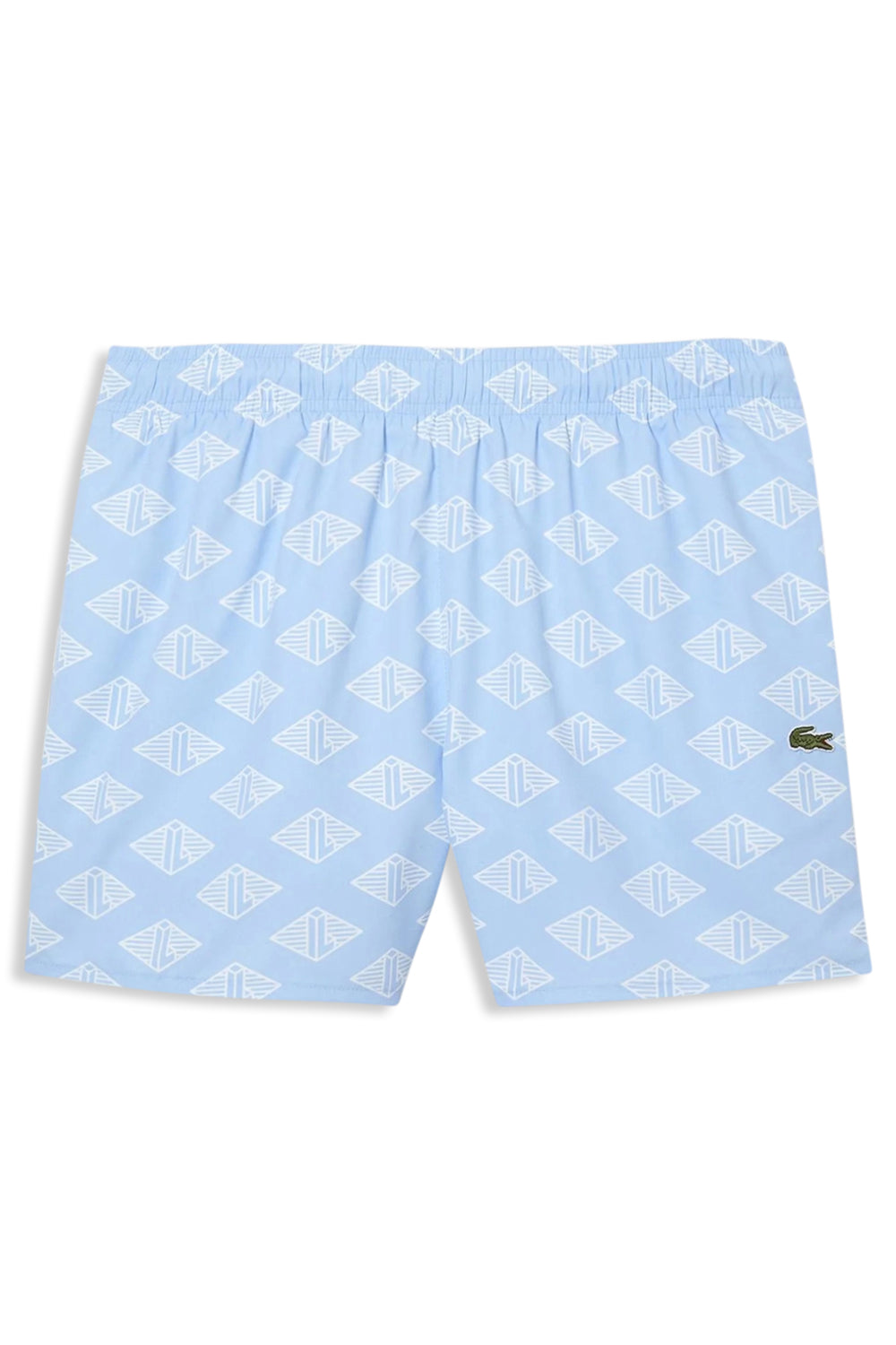 Men's Lacoste Two Tone Monogram Print Swim Shorts