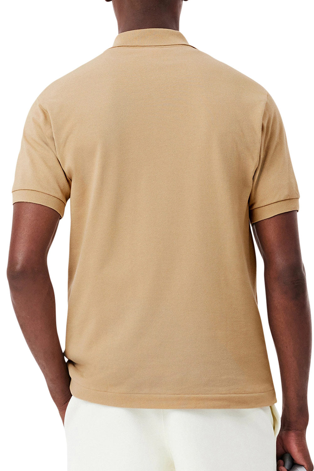 Men's Beige Lacoste L1212 Classic Polo T-Shirt