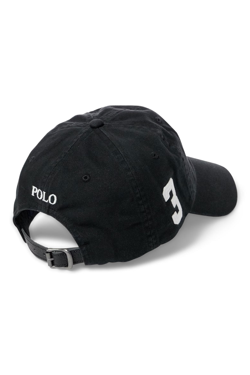 Men's Black Polo Ralph Lauren Big Pony Cap