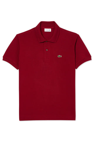 Men's Bordeaux Lacoste L1212 Classic Polo T-Shirt