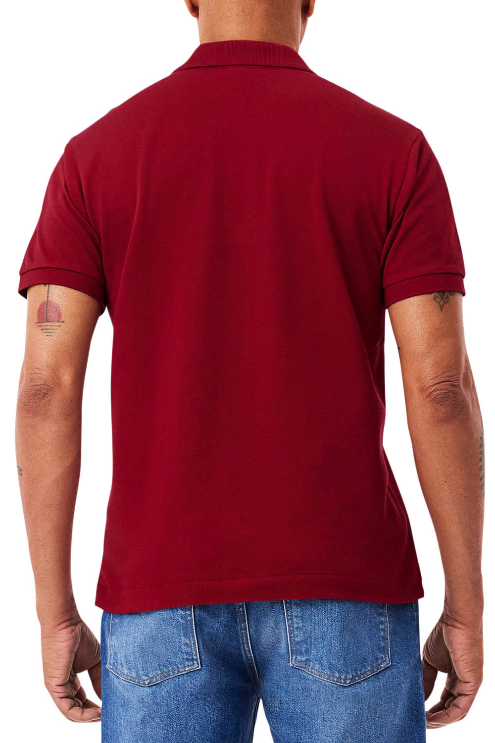 Men's Bordeaux Lacoste L1212 Classic Polo T-Shirt