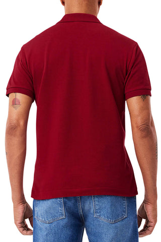 Men's Bordeaux Lacoste L1212 Classic Polo T-Shirt
