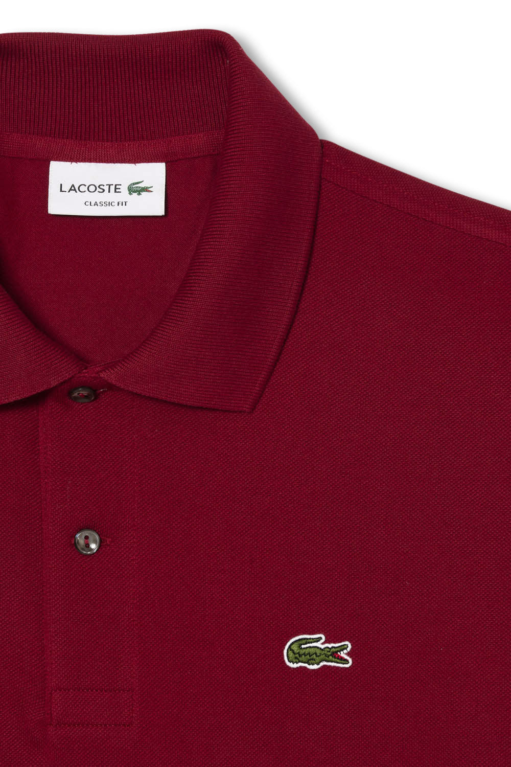 Men's Bordeaux Lacoste L1212 Classic Polo T-Shirt