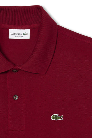 Men's Bordeaux Lacoste L1212 Classic Polo T-Shirt