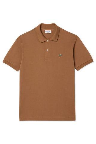 Men's Brown Lacoste L1212 Classic Polo T-Shirt