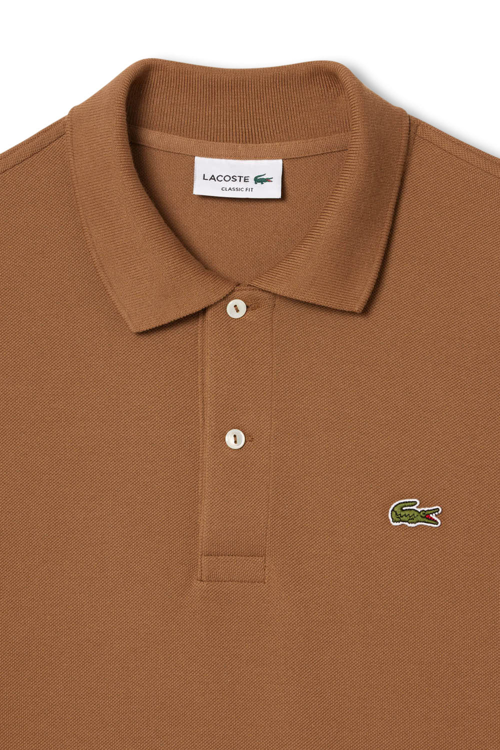 Men's Brown Lacoste L1212 Classic Polo T-Shirt