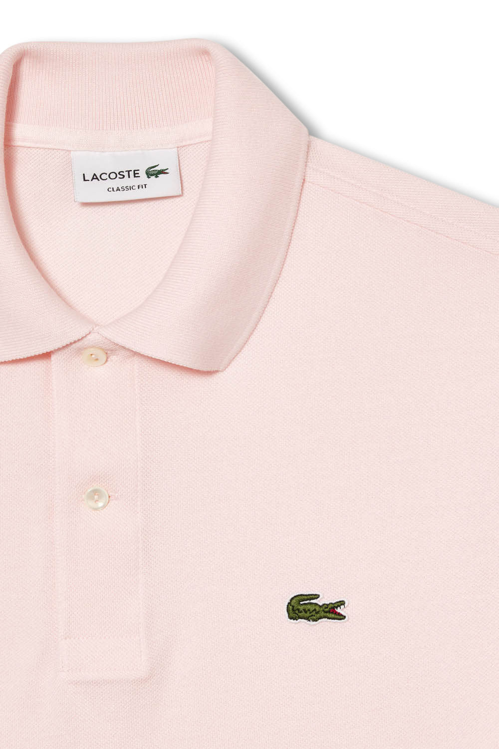 Men's Light Pink Lacoste L1212 Classic Polo T-Shirt