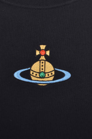 Men's Navy Centre Orb Vivienne Westwood Raglan Sweatshirt