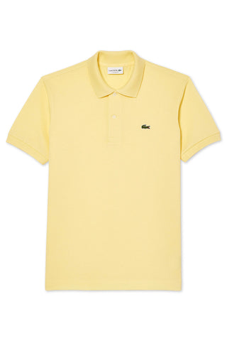Men's Pastel Yellow Lacoste L1212 Classic Polo T-Shirt