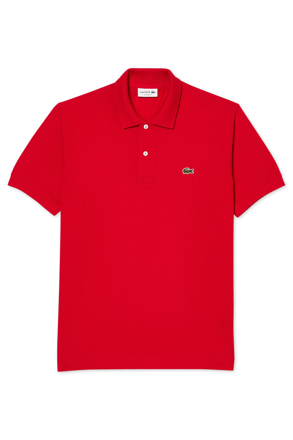 Men's Red Lacoste L1212 Classic Polo T-Shirt