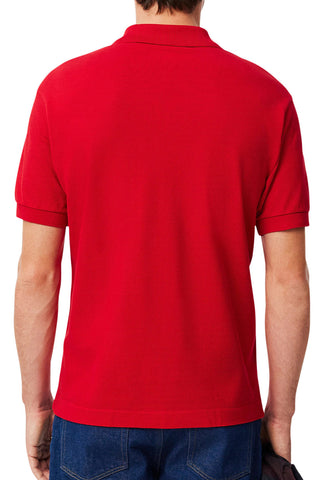 Men's Red Lacoste L1212 Classic Polo T-Shirt