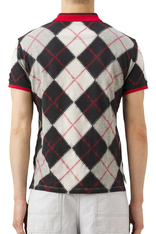 Men's Vivienne Westwood Chequered Multi Colour Classic Argyle Polo Shirt
