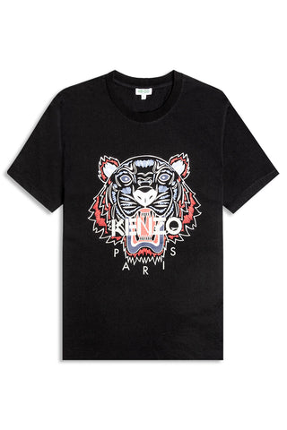 Kenzo Classic Tiger T Shirt Men s black logo tee Muoti Clothing