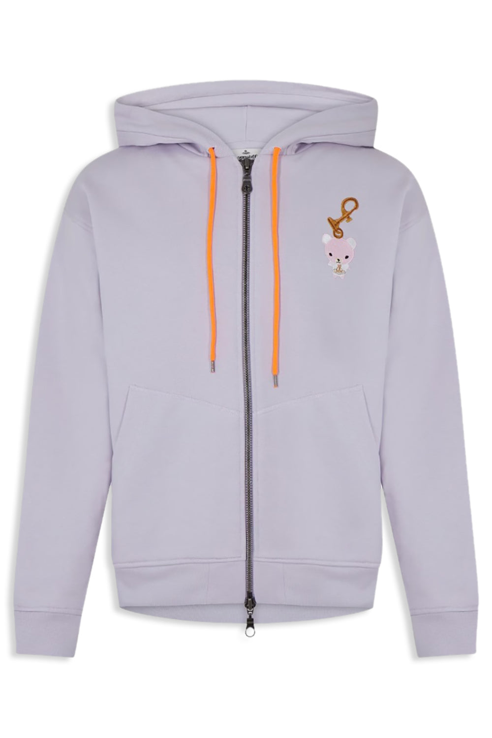 Men's Lavender Vivienne Westwood Orb Zipped Hoodie