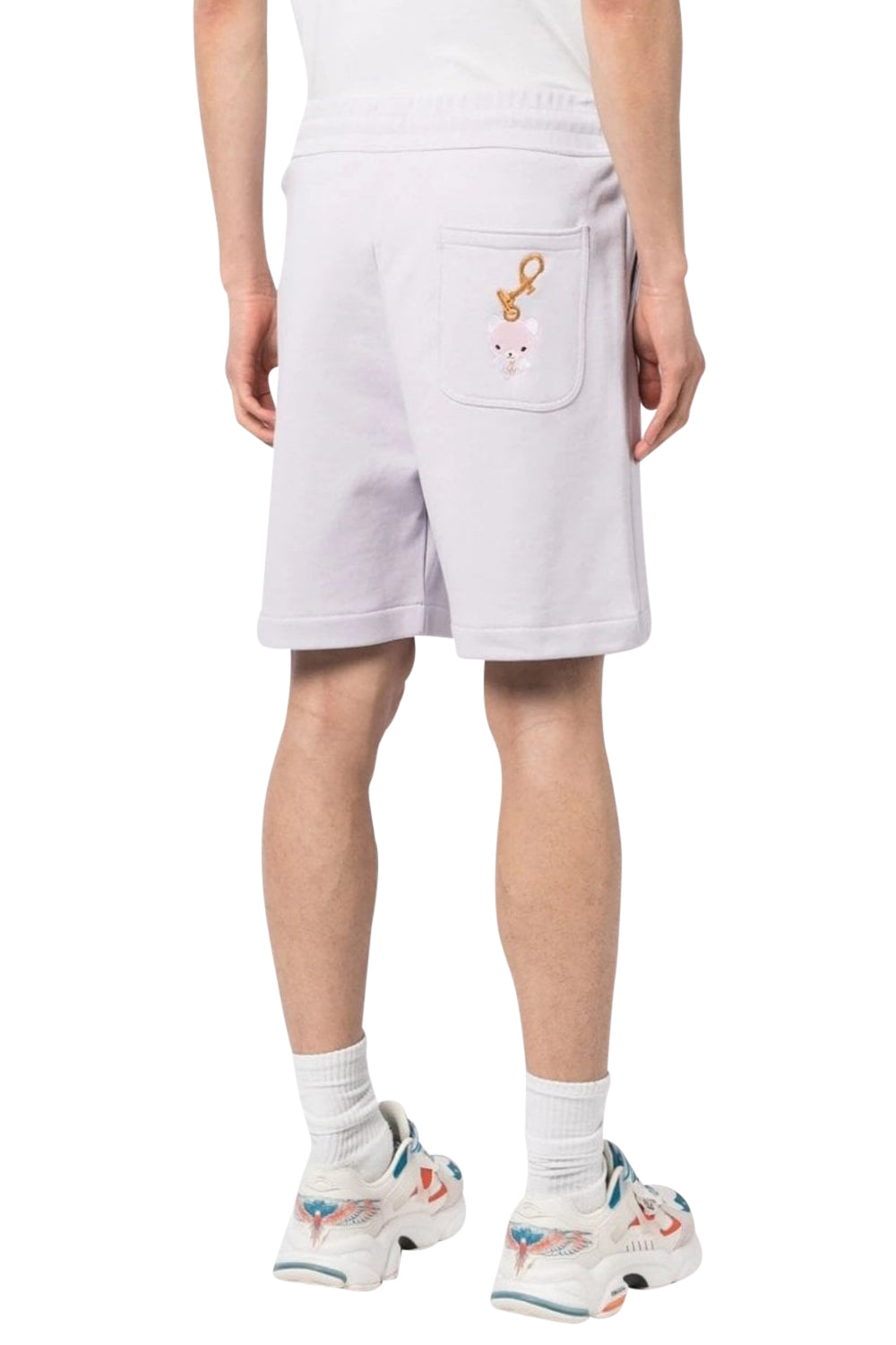 Men's Lavender Vivienne Westwood Orb logo-Embroidered Shorts