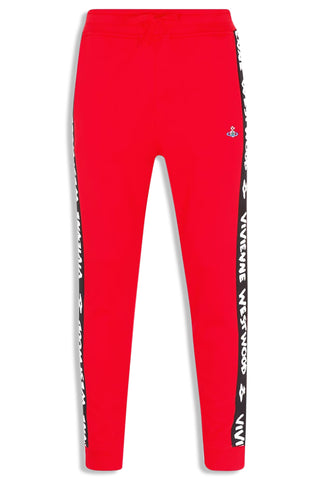 Men's Red Vivienne Westwood Taped Jogger