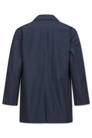Men's Boglioli Navy Lightweight Trench Long Jacket
