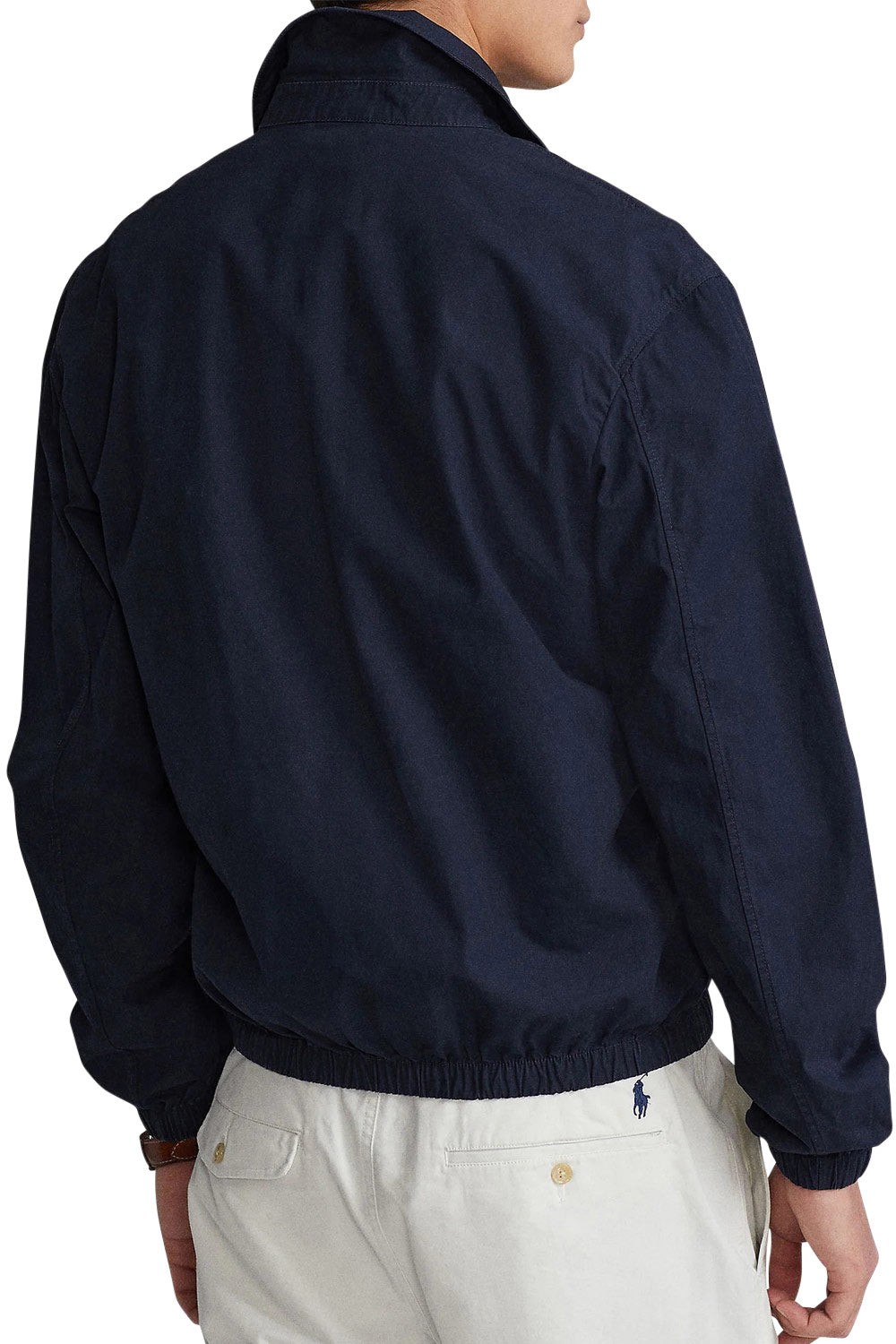 Men's Aviator Navy Ralph Lauren Bayport Peached Cotton Poplin Jacket