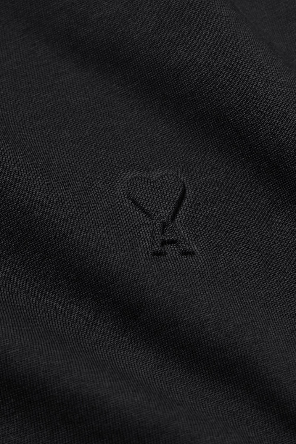 Men's Back Ami Paris 'Ami De Coeur' Logo-Embossed Cotton T-Shirt