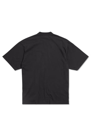 Men's Black Balenciaga Political Stencil Oversized T-Shirt