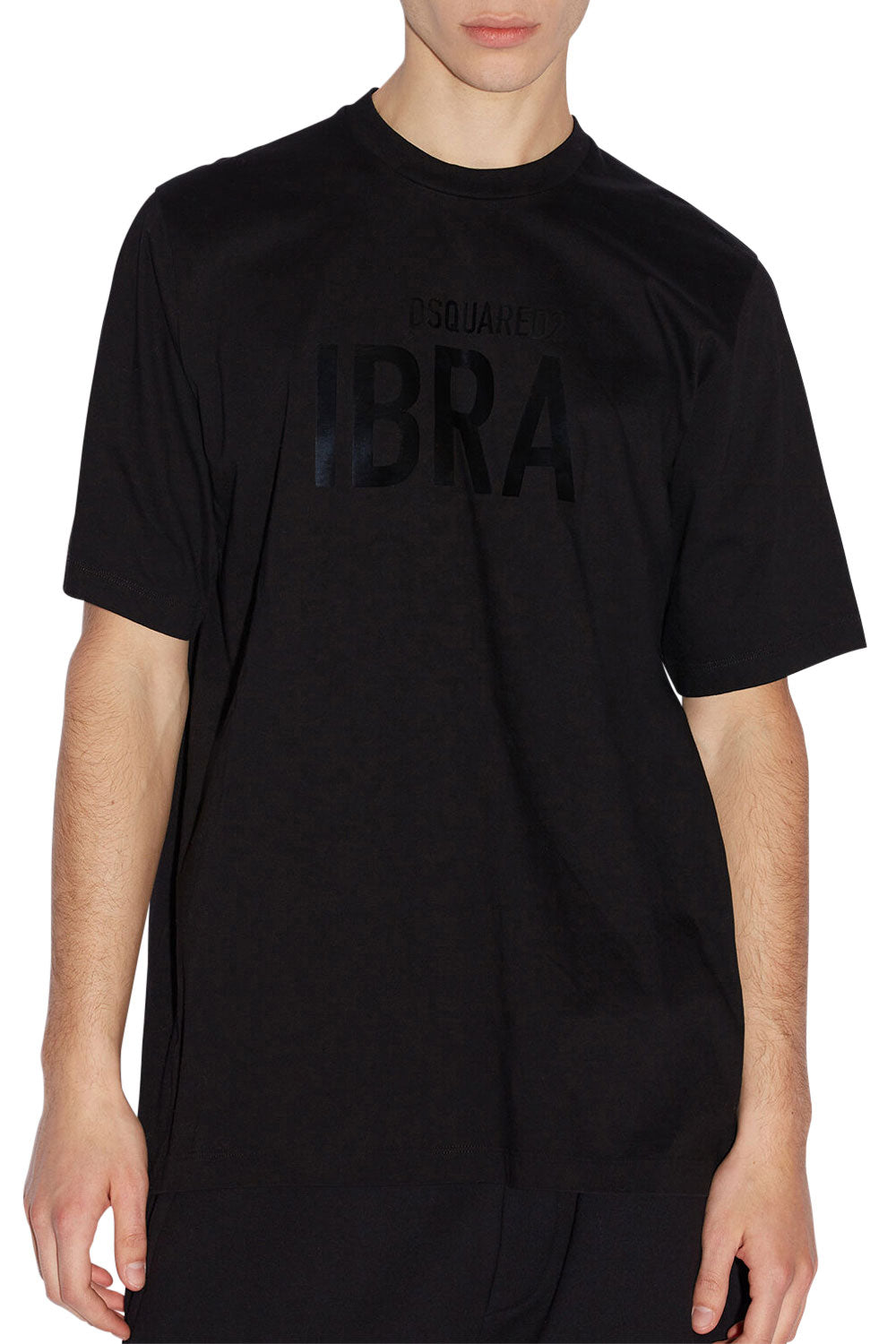 Men's Black Dsquared2 Ibra Graphic Print T-Shirt