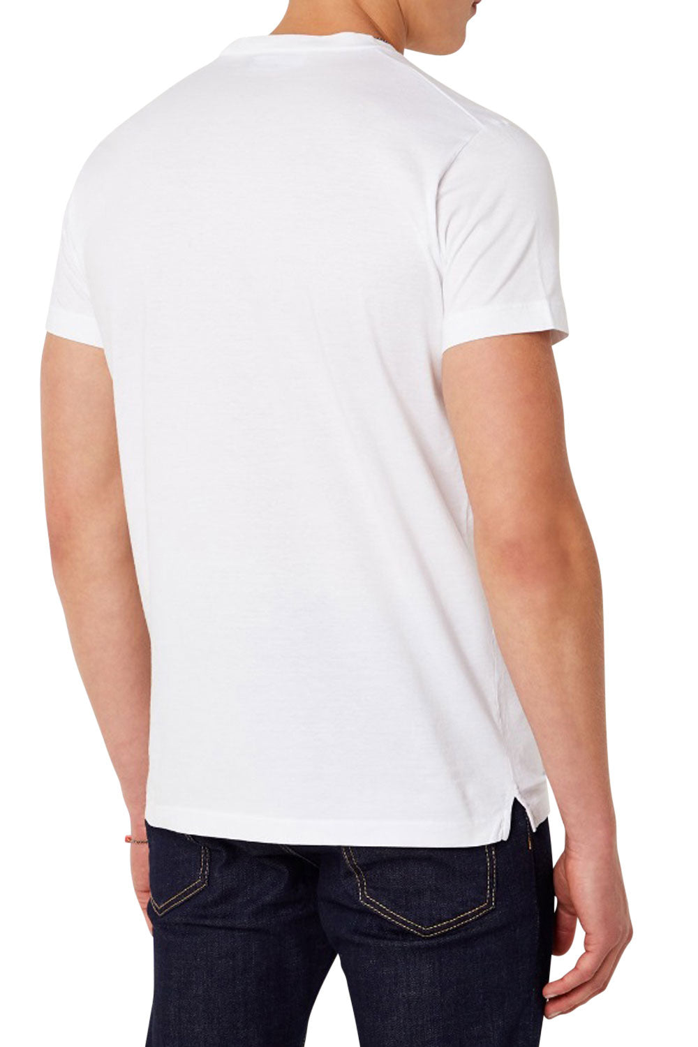 Men's White Dsquared2 Invicta Cigarette Print T-Shirt