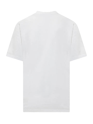 Men's White Dsquared2 Ibra Graphic Print T-Shirt